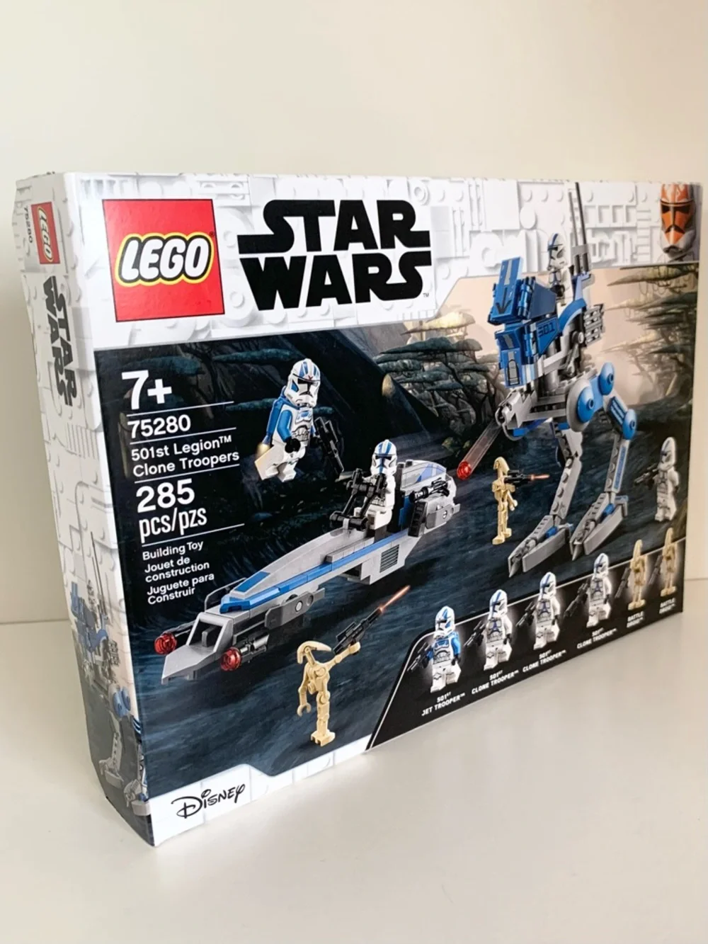 Lego Star Wars 6 mini figure Clone Troopers Walker and Speeder Set